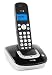 Doro Adapto 8r DECT Digital Cordless Single Phone with Answer Machine - Black  from Doro