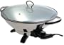 Rival WS73 7.3-Quart Stainless Steel Electric Wok with Tempura Rack