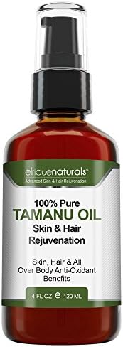 Pure Tamanu Oil - Large 4 OZ Value Size - 100% Pure Tamanu Oil Organic Cold Pressed - Elrique Naturals Tamanu Oil Organic