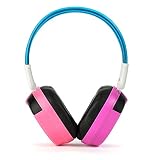 Bravo View IH-04A Kid Friendly Automotive IR Wireless Headphones (Pink/Purple)