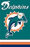 Miami Dolphins Applique Embroidered Banner Flag 44x28 NFL Football Fan Shop Sports Team Merchandise