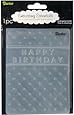 Darice Happy Birthday Embossing Folder, 4 .25-Inch by 5.75-Inch