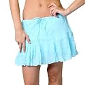 Plain Ruffled Mini Skirt