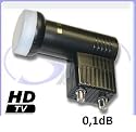 BAFF Germany Twin LNB 0,1 dB HDTV-tauglich / Full Hd / 3D