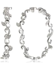 Katie Decker "Ivy" 1.5 Inch 18k White Gold Hoop Earrings