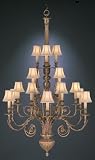 Fine Art Lamps Verona 141540 Large 20 Light 800w (69H x 45W) Chandelier Lighting in Veronese Gold