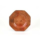 Hand-hammered Copper Octagonal Tray