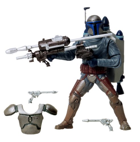 Star Wars Attack of the Clones Jango Fett w Snap On ArmorB00006408W