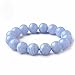 10mm Birthstone Bead Beaded Balance Bracelet Stretch Handmade Bangle