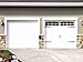 Coach House Accents Simulated Garage Door Window (2 windows per kit) - Almond - Model AP148199
