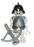 Skeleton with Crossbow, Armor and Helmet - LEGO Castle Mini Figure