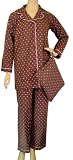 Pink Mauve Polka Dot French Elegant Design Long Sleeve Pajamas ~ 3 sizes