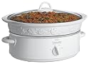 Crockpot SCE600-EF 6-Quart Oval-Shaped Manual Slow Cooker, White