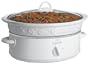 Crock-Pot SCE600-EF 6-Quart Oval-Shaped Manual Slow Cooker, White
