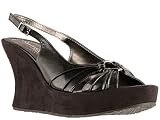 Somethin' Else by Skechers Women's Diggers-Romance O-Ring Slingback Wedge Sandal