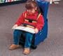 SkillBuilders 2 Piece Mobile Floor Sitter - Wood Base - Large