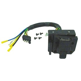 Reese Towpower 85343 4-way Flat to 7-way Blade Terminal Adapter