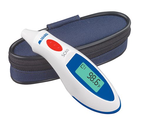 Mabis Healthcare TenderTYKES Instant Ear Thermometer with Nite-Glo Display