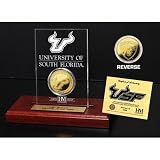 University of South Florida 24KT Gold Coin Etched Acrylic
