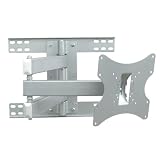 Articulating Plasma TV LCD monitor swing arm Wall Mount Extending 25 & 2-stud mount adaptor ML5Lkit 1LR