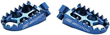 Scar Racing Evolution Racing Footpegs - Blue S3512B