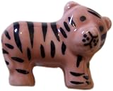 Tiger Shaped Ceramic Cabinet Drawer Pull Knob