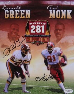 Autographed Monk Photograph - Darrell Green 8x10 JSA - Autographed NFL Photos