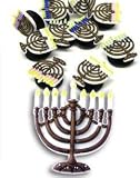 Image of Menorah Jibbitz Shoe Charm, Set of 7 Charms