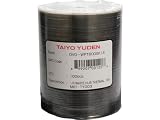 100 JVC Taiyo Yuden 16X DVD-R 4.7GB White Thermal Printable