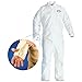 KleenGuard 42526 A40 Breathable Back Coverall with Thumb Hole White/Blue Large 25/Carton