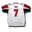 Michael Vick #7 Atlanta Falcons Authentic NFL Player Jersey by Reebok (White Color) Michael Vick #7 Atlanta Falcons Authentic NFL Player Jersey by Reebok (White Color)