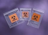 Bag, Specimen, Biohazard, Ziplok, 6x9, Pockt