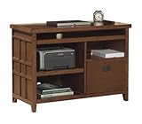 Mission Pasadena Internet Credenza (Mission Oak) (30"H x 42"W x 19.7"D)