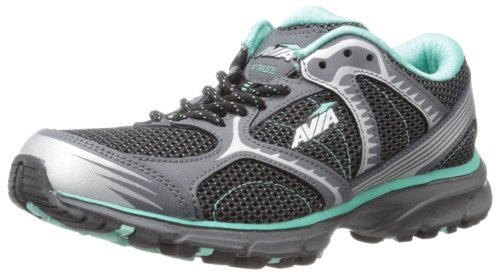 AVIA Women's Avi Trailside Running Shoe,Iron Grey/Black/Vivid Aqua/Chrome Silver,9 M US On Sale