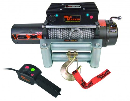 Mile Marker VSX12 Electric Truck/SUV WinchElectric Truck/SUV Recovery Winch - 12,000lb (4.8HP Series Wound Motor)