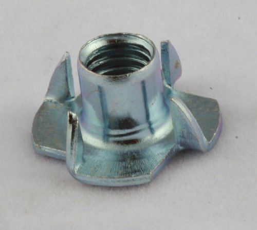 5 16-18 3 Prong 3 8 Bl T-Nuts Steel Zinc 100 PackB002YP4E4W 