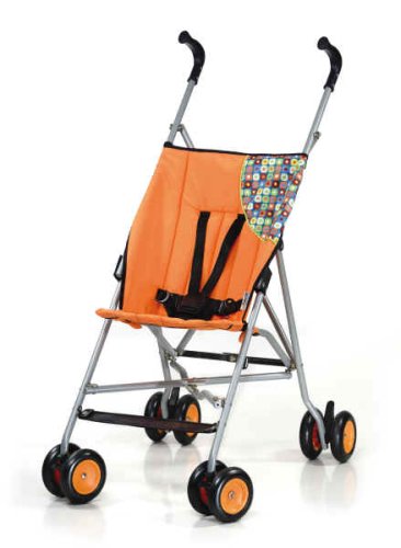 Childrens Toyshop  Toys : Hauck Run Stroller - Dotty Orange