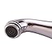 ELLO&ALLO Bathroom Faucet Modern One Hole Single Handle Vanity Sink Faucet,Chrome