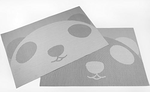 BelleVesta Panda Place Mat, Gray