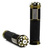 Anti-Slip Removable CNC Bar End Cap Rubber Gel Handlebar Mount Gear Grips 7 8 Olive... by OEM