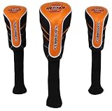 Oklahoma State Cowboys College NCAA Logo Nylon Graphite Golf Set of 3 Headcovers