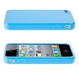 CNL Protective Marine Blue Gloss Gel Cover Case Skin for the Apple iPhone 4 / 4S Phone: weight loss products