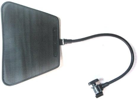 Jbbtop1 Microphone Metal Pop Filter 9" Huge Windscreen Wind Screen Gooseneck Trapezoid Louvered Studio Top Pro