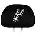 NBA San Antonio Spurs Head Rest Covers, 2-Pack