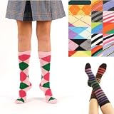 Urban Boundaries Fashion Argyle & Stripe Socks