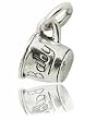 Beaucoup Designs Silver Over Pewter 3D Baby Cup Charm - MADE IN THE USA