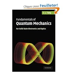 Fundamentals of Quantum Mechanics: For Solid State Electronics and Optics