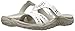 Skechers Women's Reggae Trench Town Slide Sandal, White Leather, 8 M US