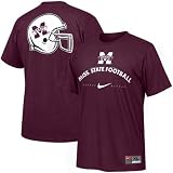 Nike Mississippi State Bulldogs Maroon 2008 Practice T-shirt