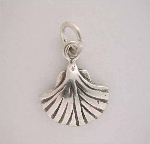 Silver SEA SHELL CHARM Clam Pretty*